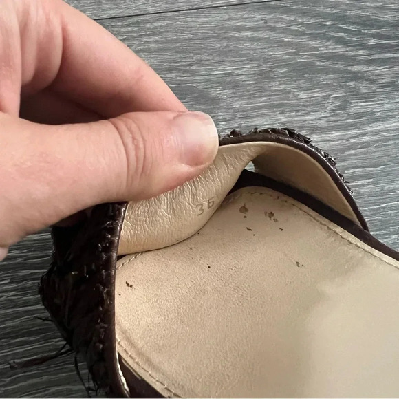 Prada Raffia Wedge Sandals - Picture 7 of 10